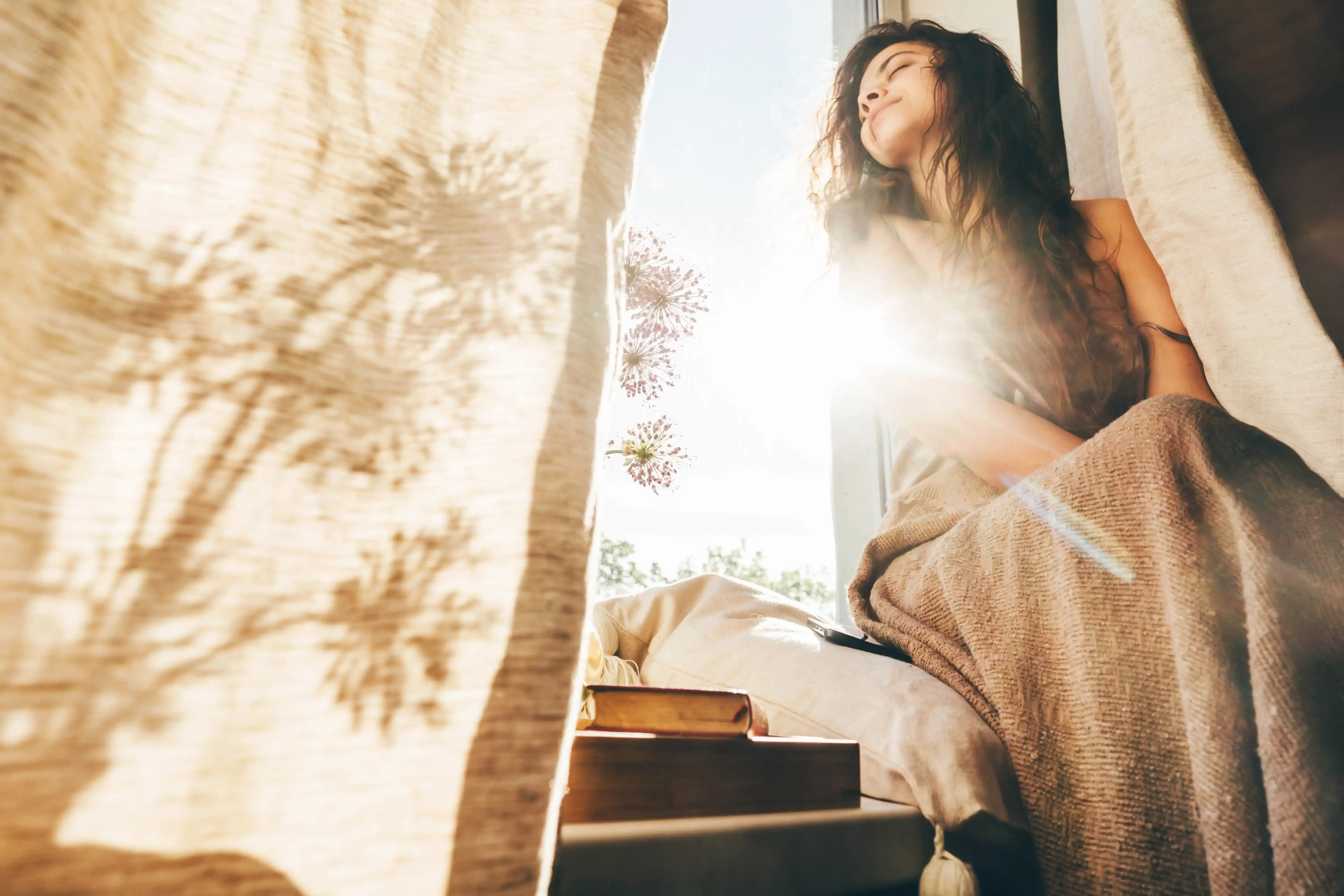 beautiful-woman-in-blue-pajamas-drinking-coffee-at-2025-01-09-03-35-06-utc